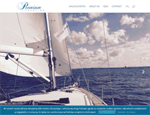 Tablet Screenshot of premiumyachting.pl